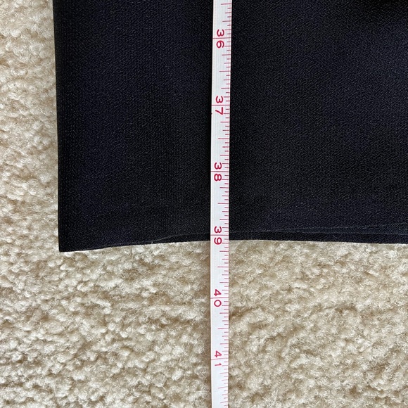 Vintage 1960’s Black Crepe W/ Crocheted Sleeves Cocktail Dress Size Small - Picture 15 of 17